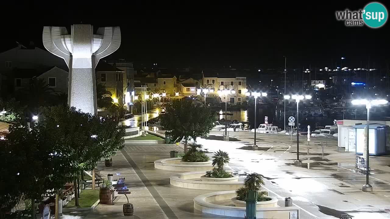 Vodice web kamera – marina i riva