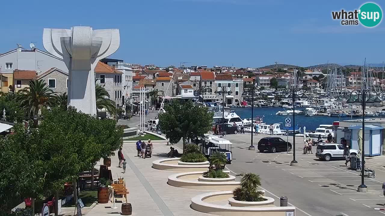 Vodice livecam – marina e il lungomare