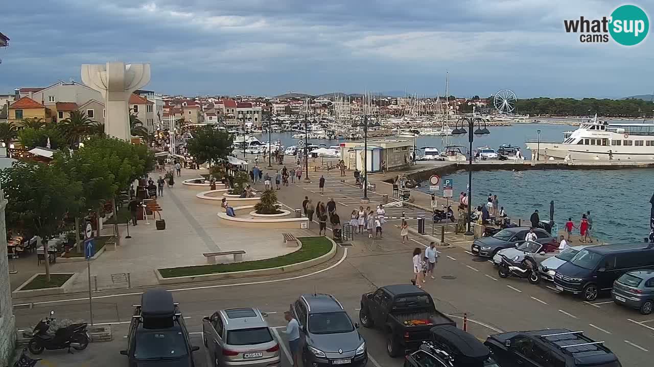 Vodice web kamera – marina i riva