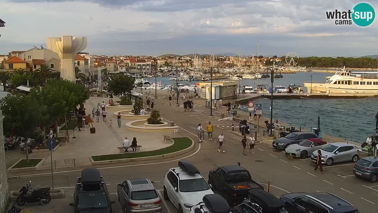 Vodice web kamera – marina i riva