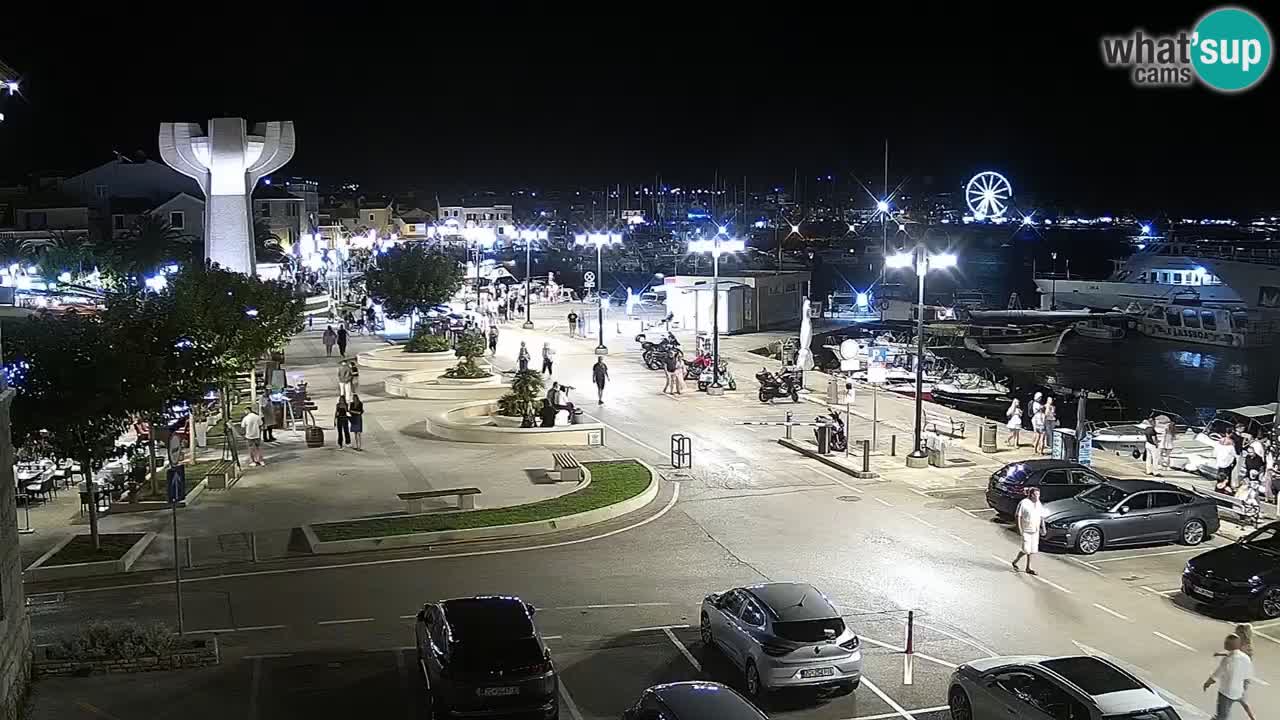 Vodice web kamera – marina i riva
