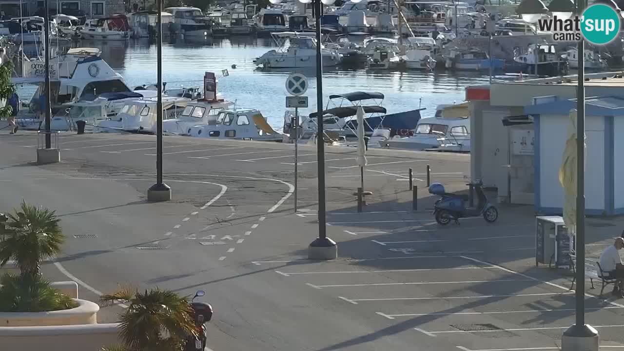 Vodice web kamera – marina i riva