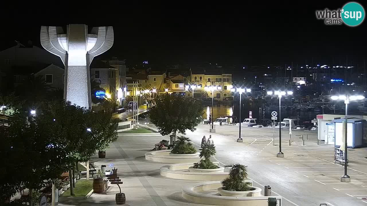 Vodice webcam live – front de mer