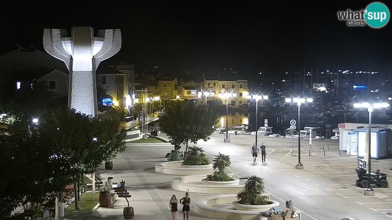 Vodice webcam – marina i meer