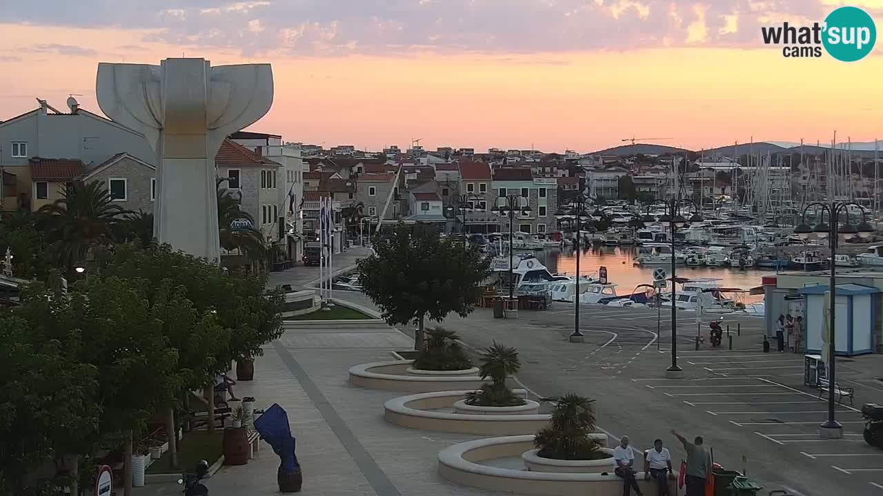 Vodice webcam – marina i meer