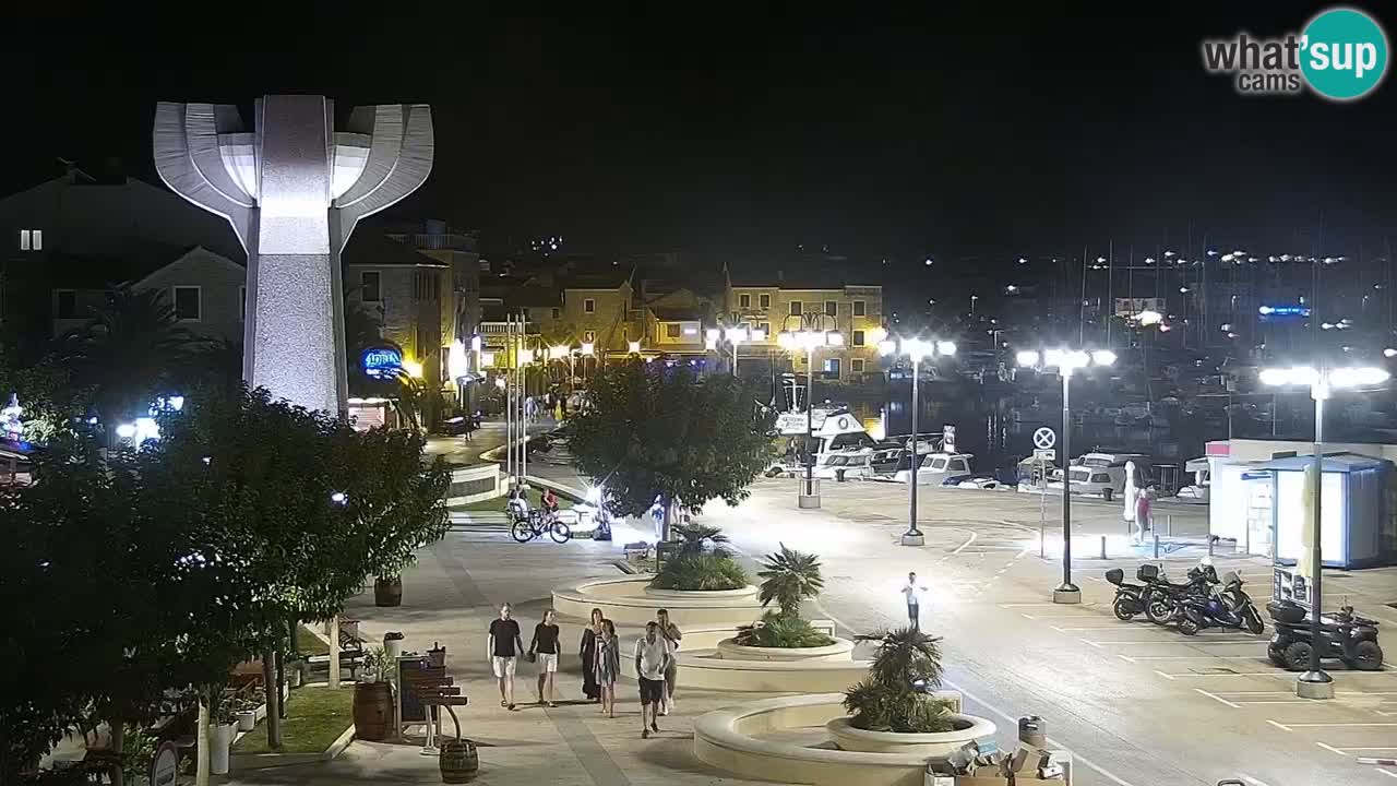 Vodice webcam – marina i meer