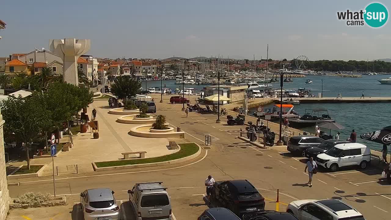 Vodice webcam live – front de mer