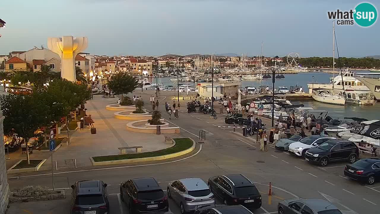 Vodice webcam live – front de mer