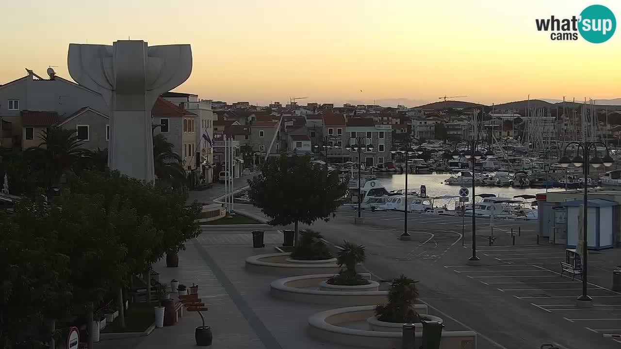 Vodice webcam live – front de mer