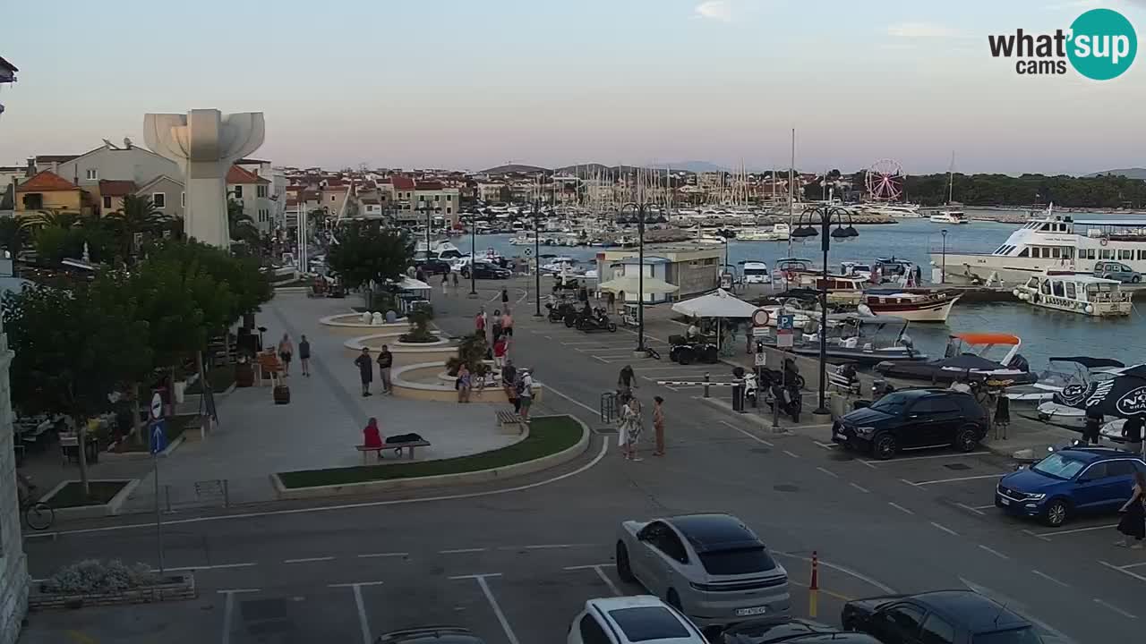 Vodice web kamera – marina i riva