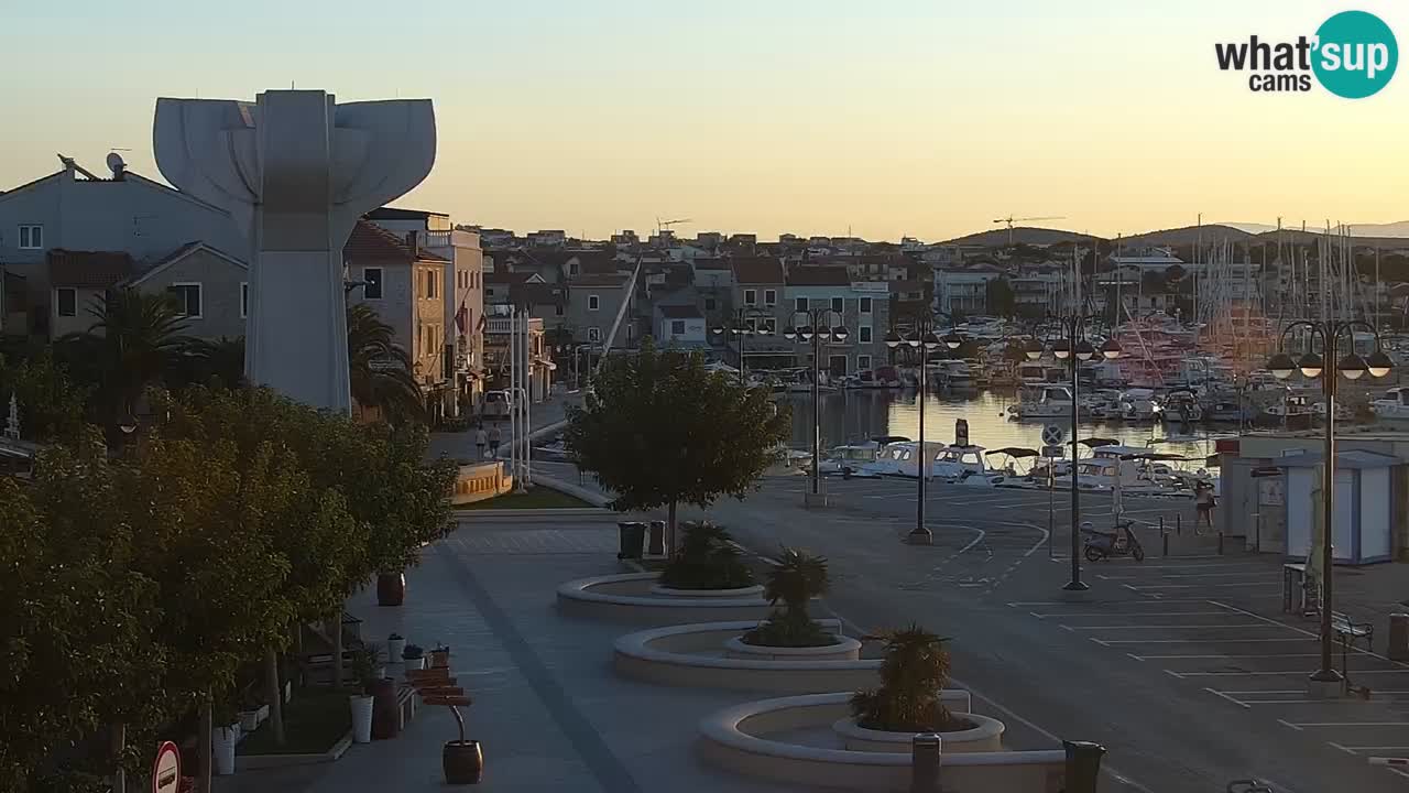 Vodice livecam – marina e il lungomare