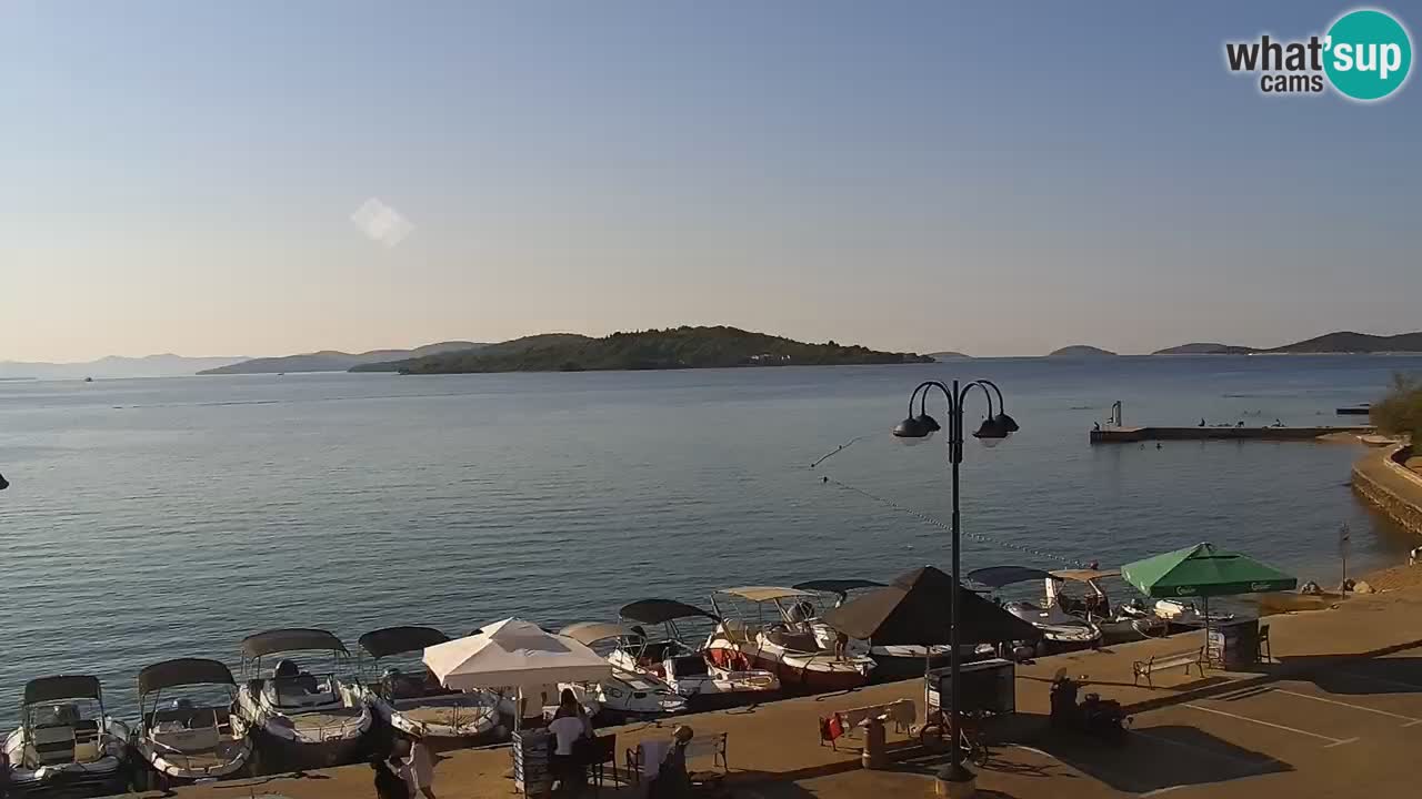 Vodice Live webcam – marina and  seafront