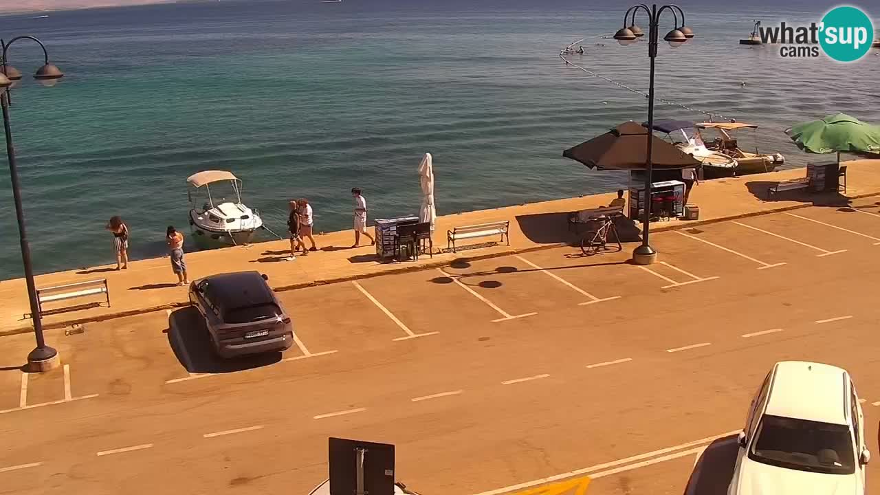 Vodice Live webcam – marina and  seafront