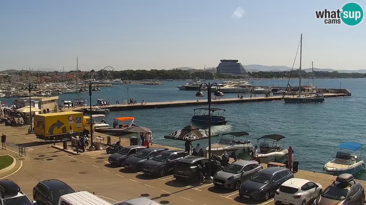 Vodice web kamera – marina i riva