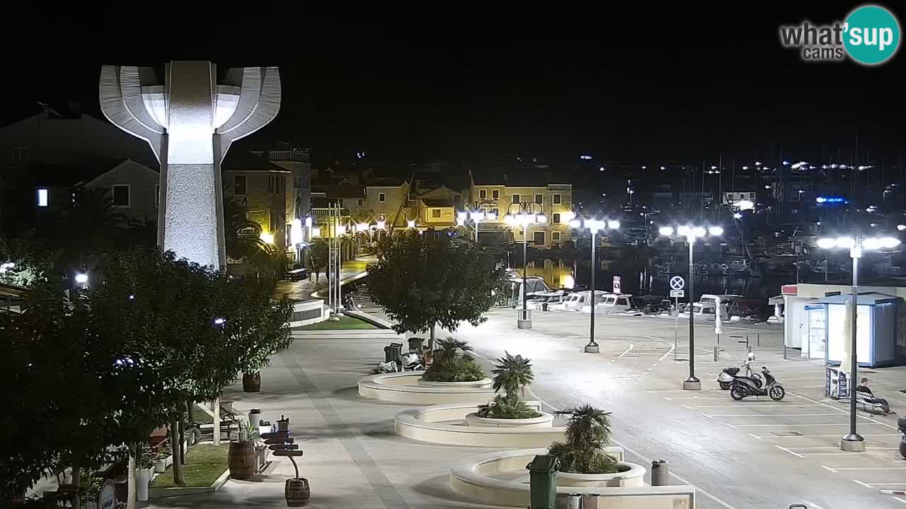 Vodice web kamera – marina i riva