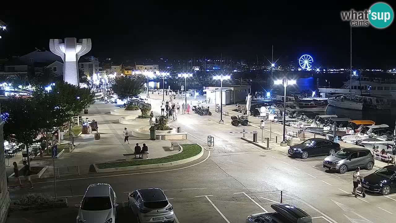 Vodice webcam live – front de mer