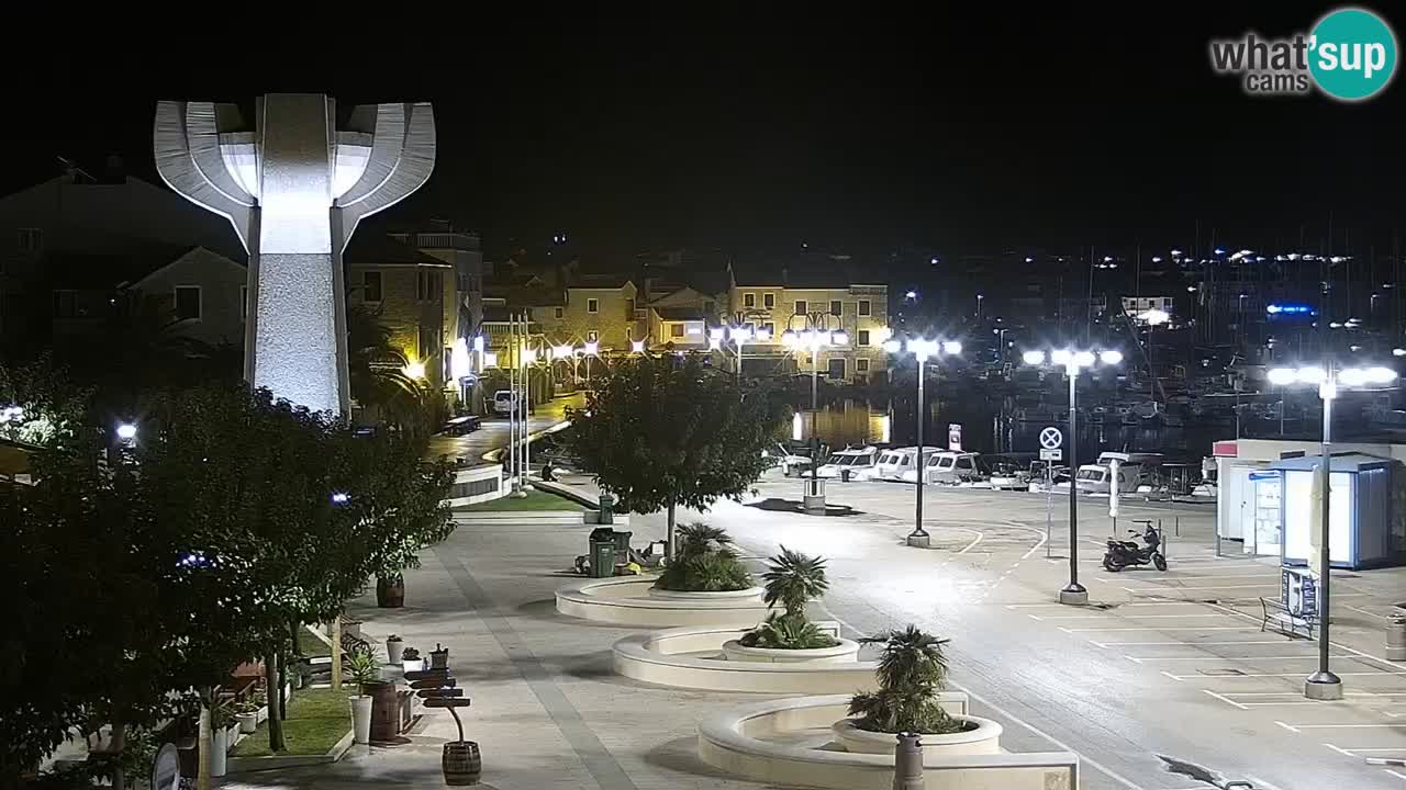 Vodice web kamera – marina i riva