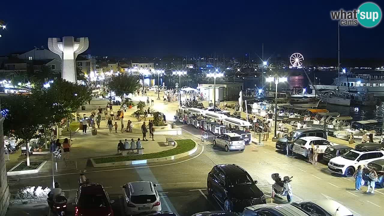 Vodice web kamera – marina i riva