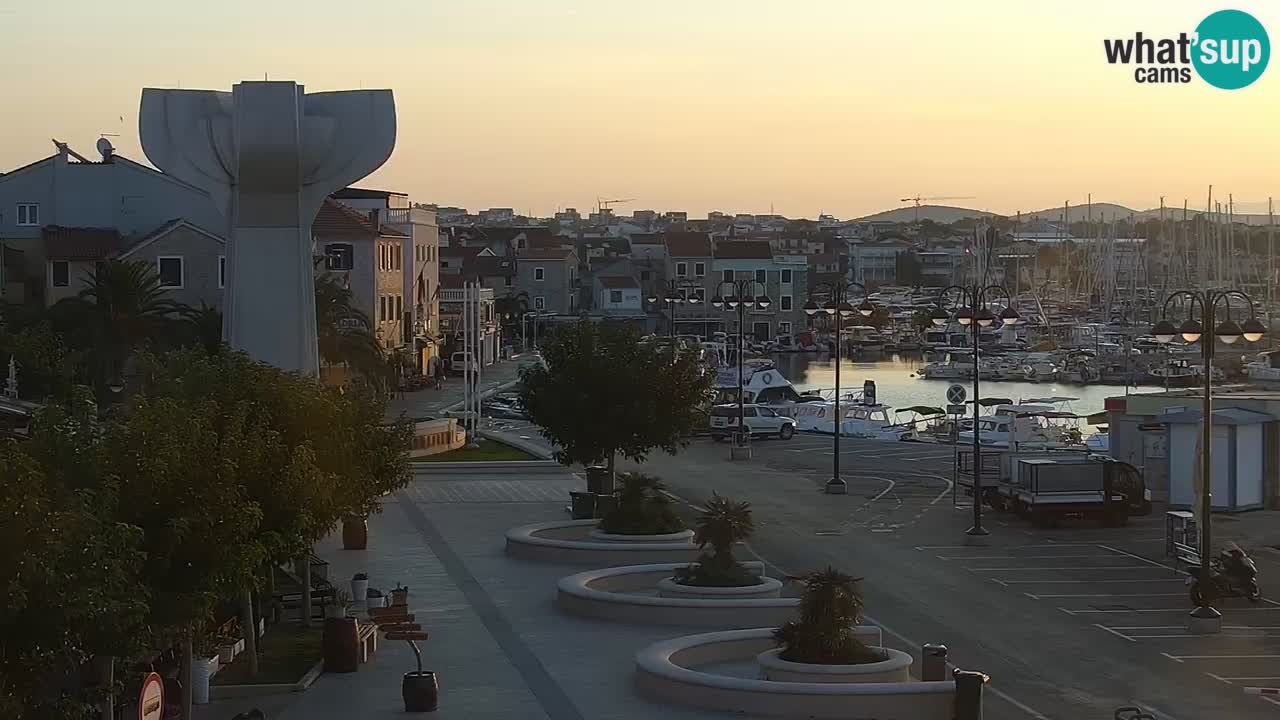 Vodice webcam live – front de mer