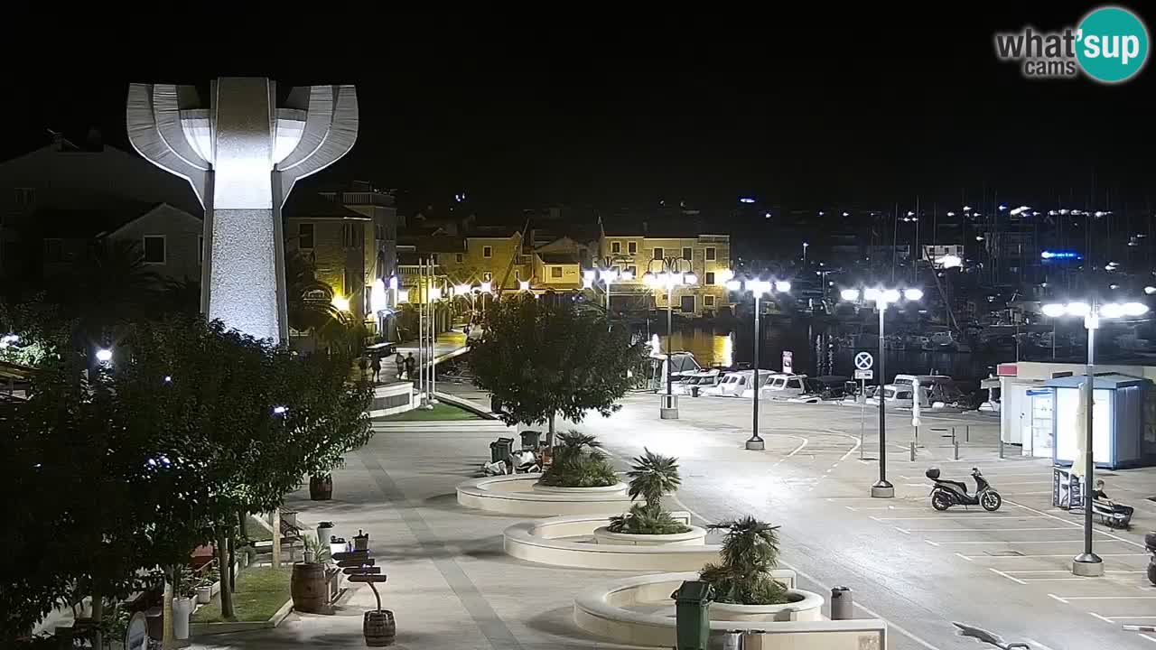Vodice web kamera – marina i riva