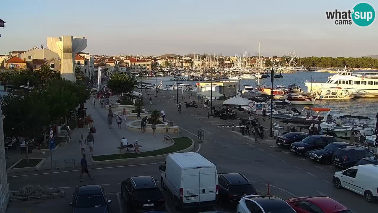 Vodice webcam live – front de mer