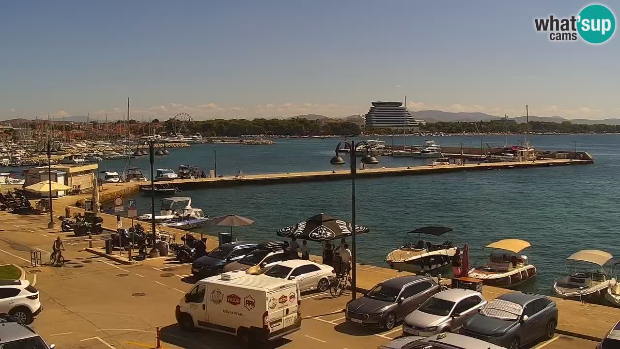 Vodice spletna kamera – marina in riva