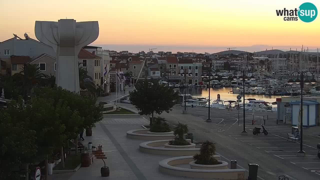 Vodice webcam – marina i meer
