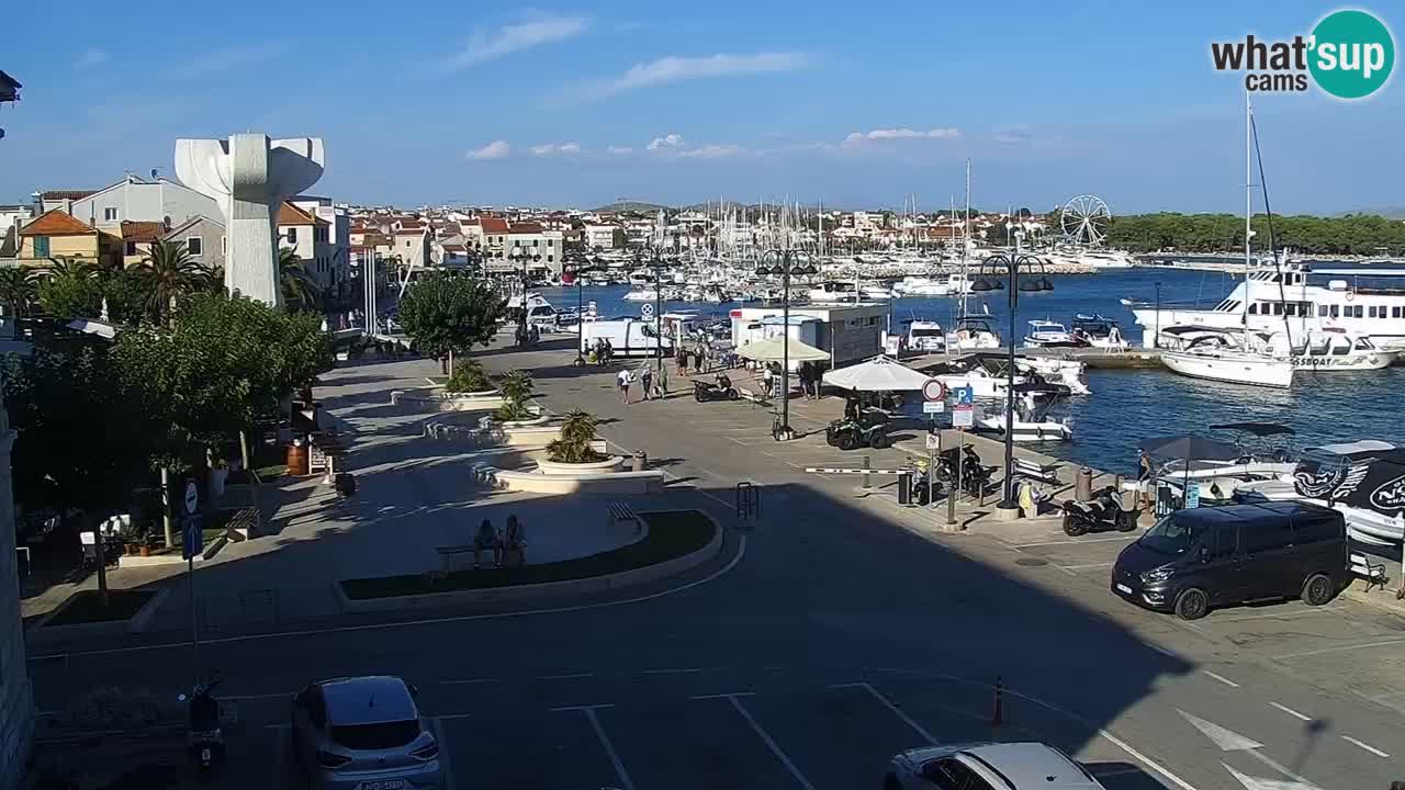 Vodice web kamera – marina i riva