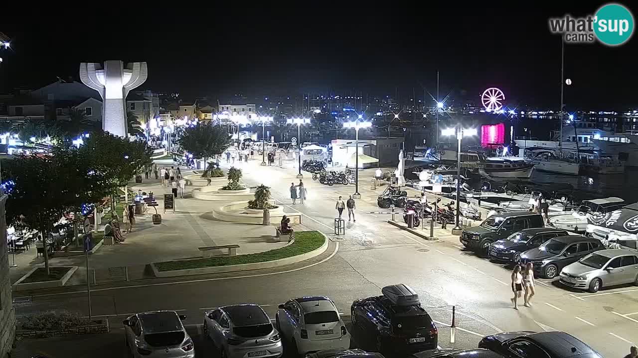 Vodice web kamera – marina i riva