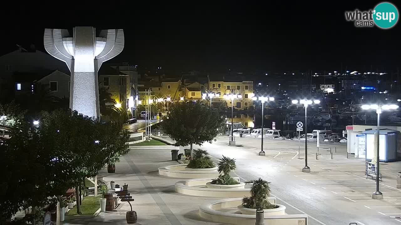 Vodice web kamera – marina i riva