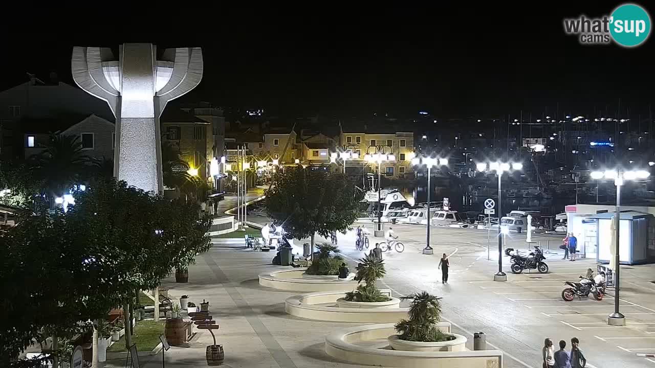 Vodice webcam – marina i meer