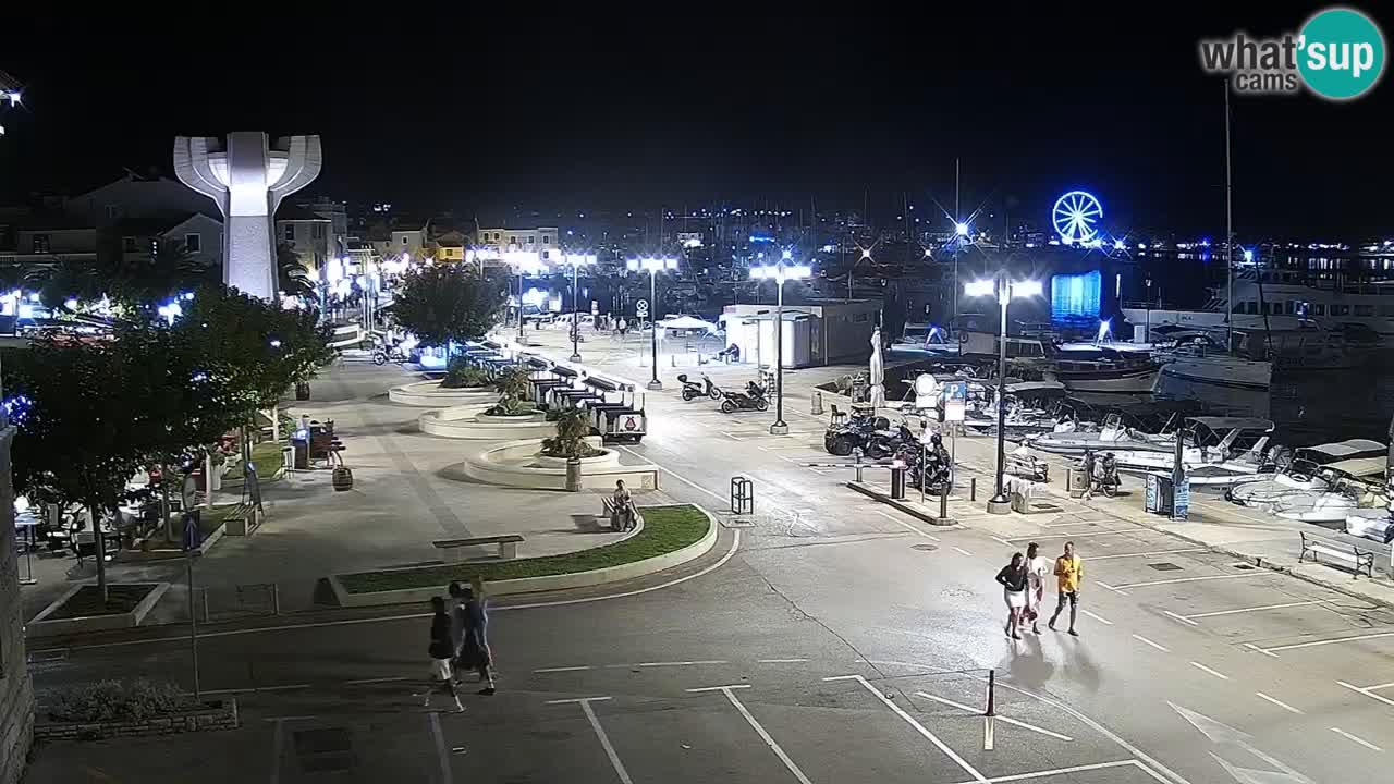 Vodice spletna kamera – marina in riva