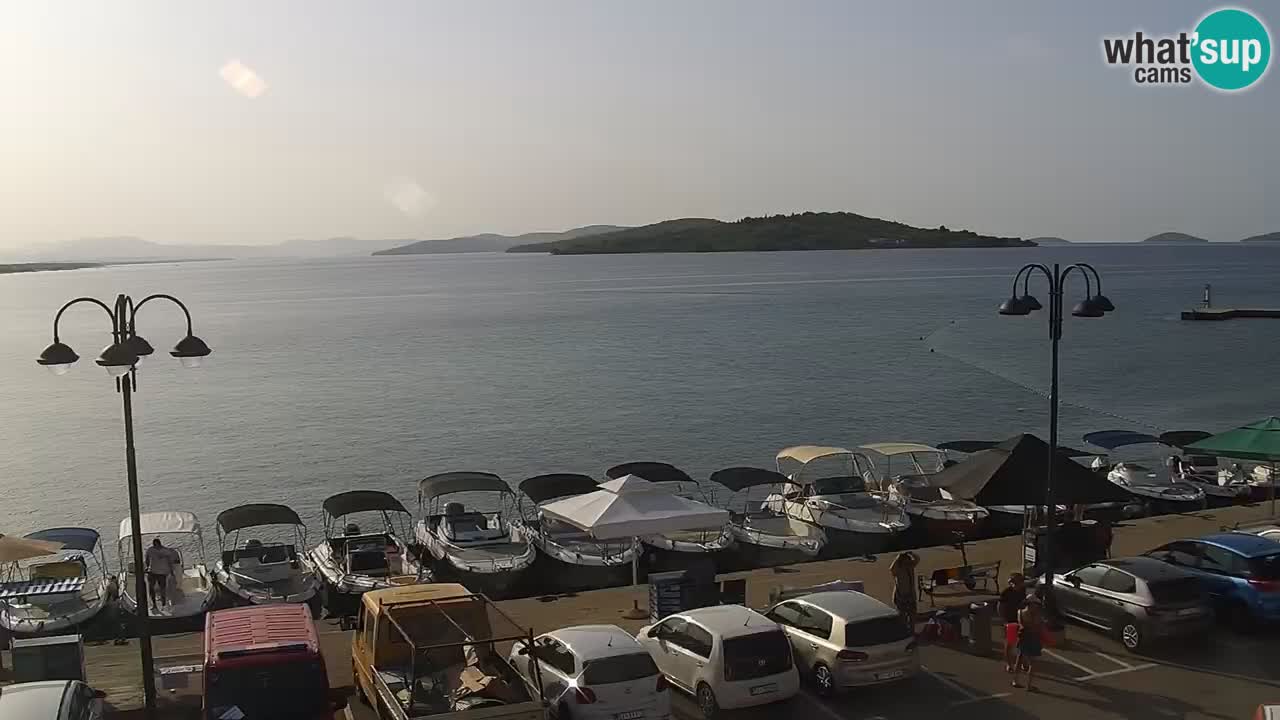 Vodice Live webcam – marina and  seafront