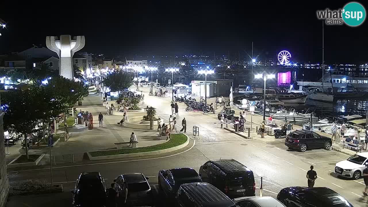 Vodice livecam – marina e il lungomare