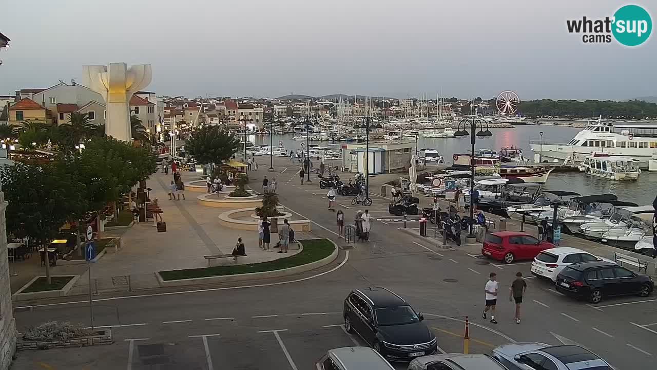 Vodice web kamera – marina i riva