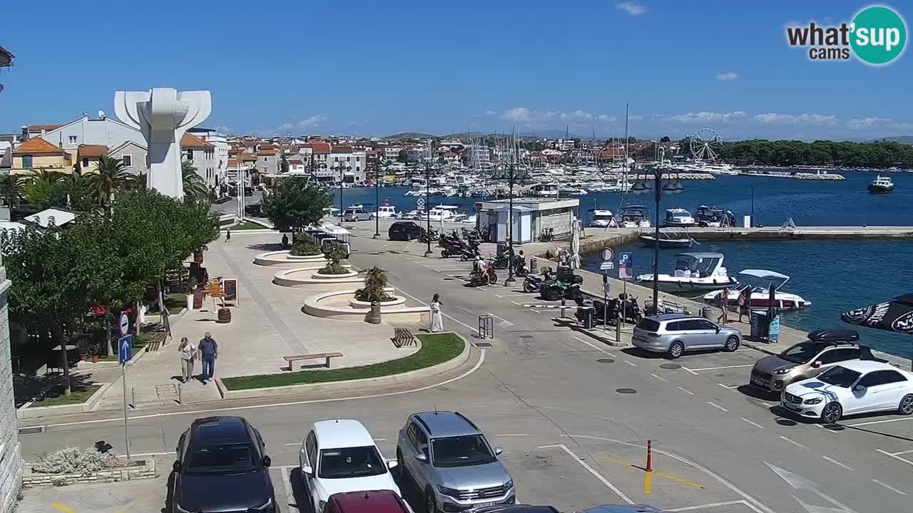 Vodice webcam live – front de mer