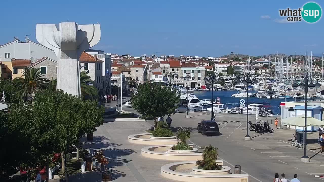 Vodice webcam – marina i meer