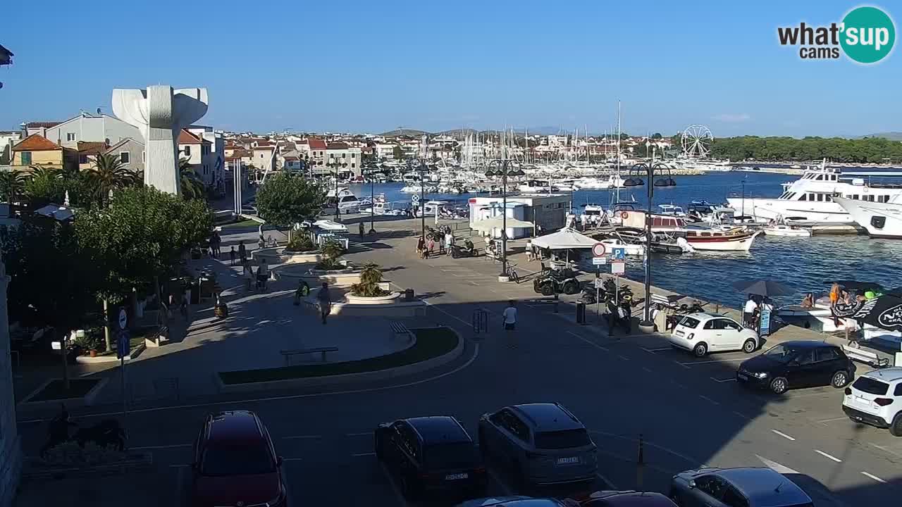Vodice webcam – marina i meer