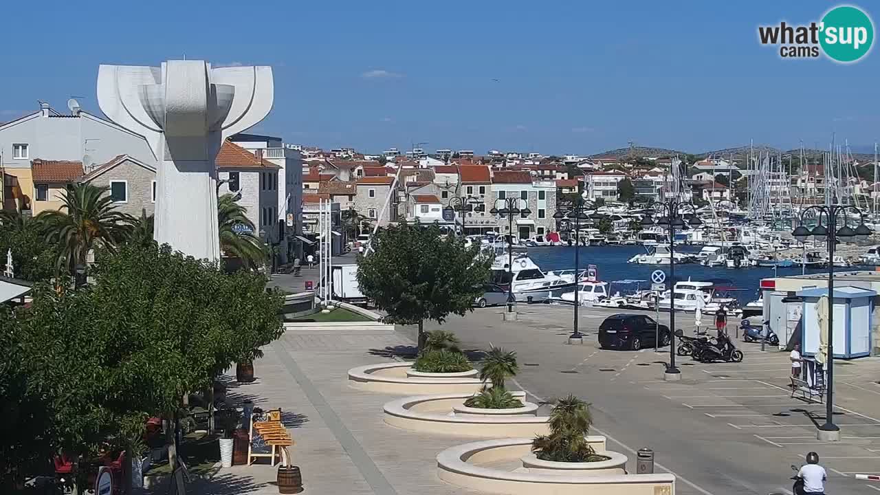 Vodice web kamera – marina i riva