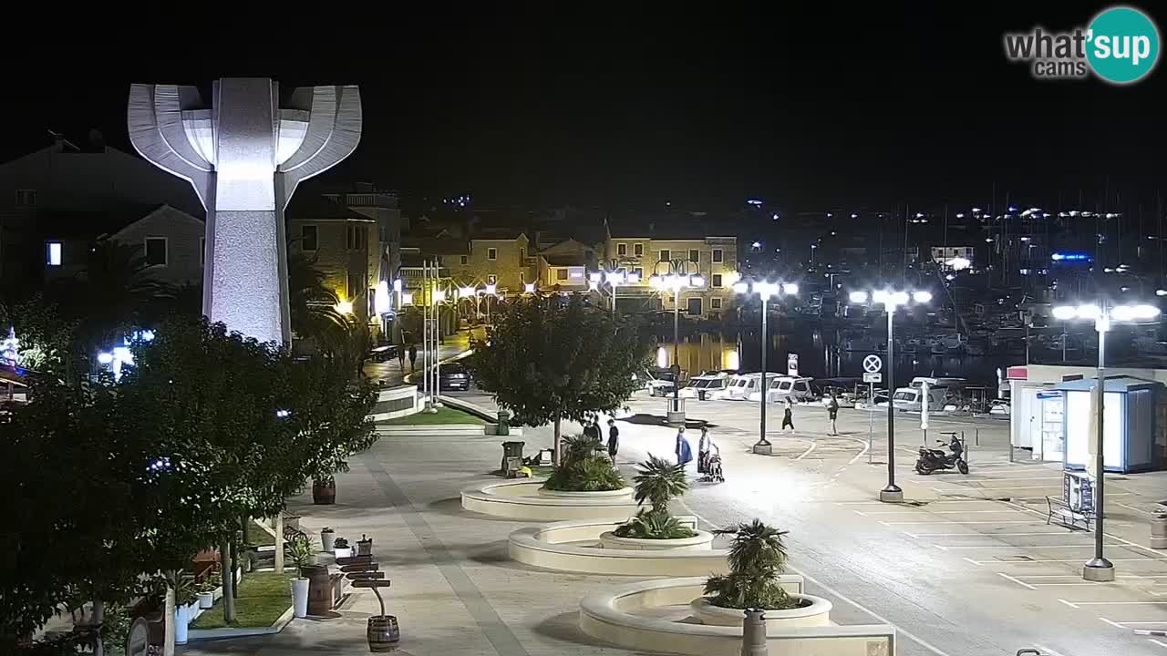 Vodice webcam live – front de mer