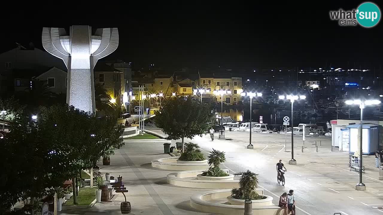 Vodice web kamera – marina i riva