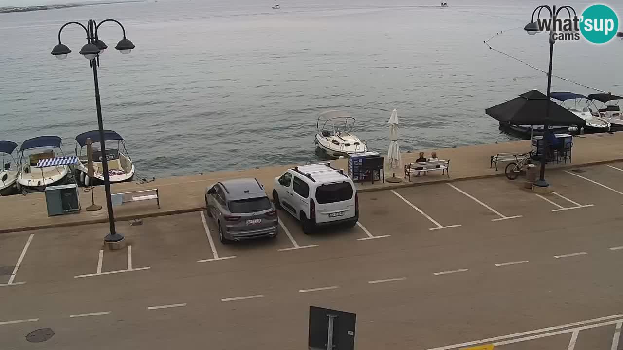 Vodice spletna kamera – marina in riva