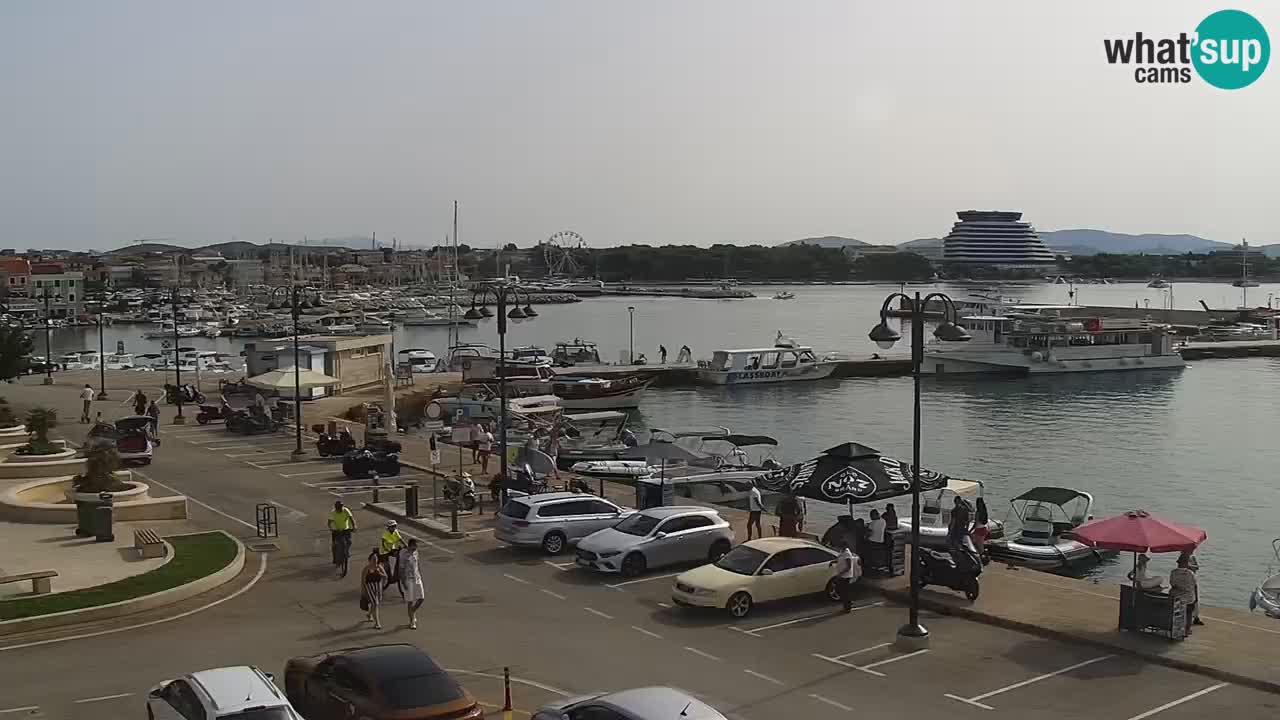 Vodice spletna kamera – marina in riva