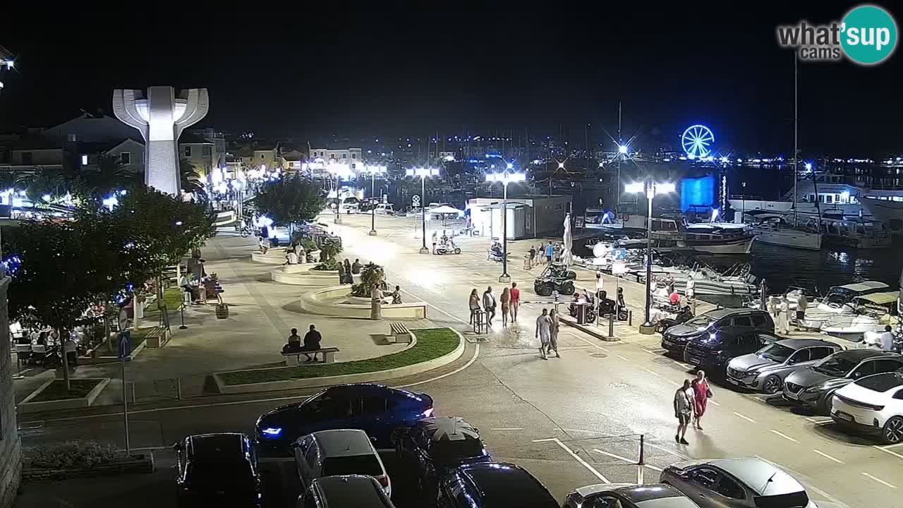 Vodice web kamera – marina i riva