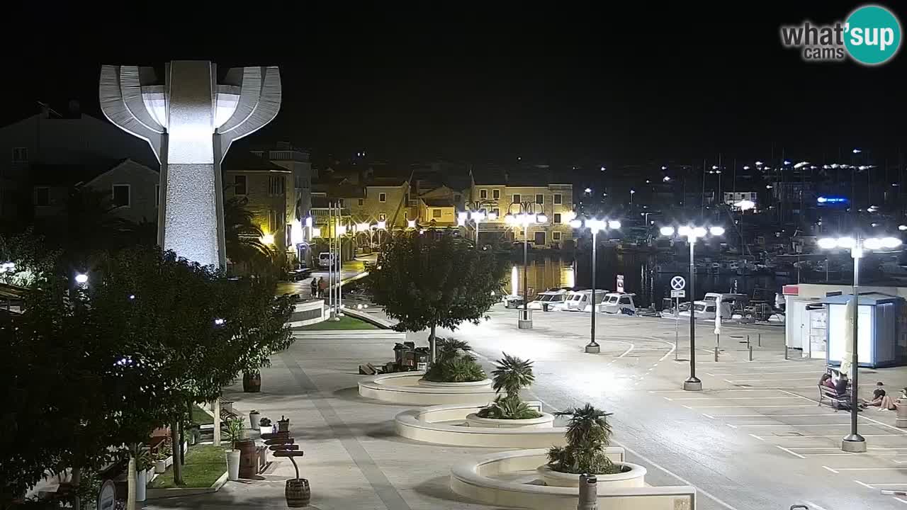 Vodice webcam live – front de mer