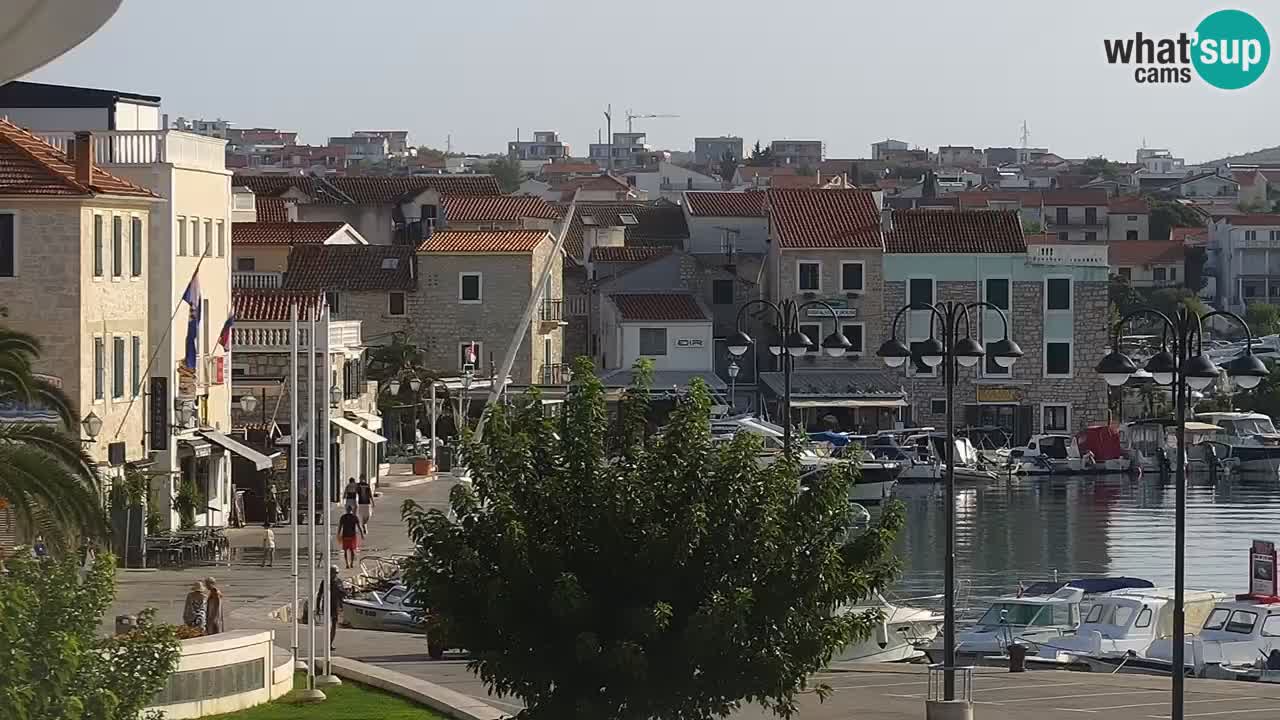 Vodice web kamera – marina i riva