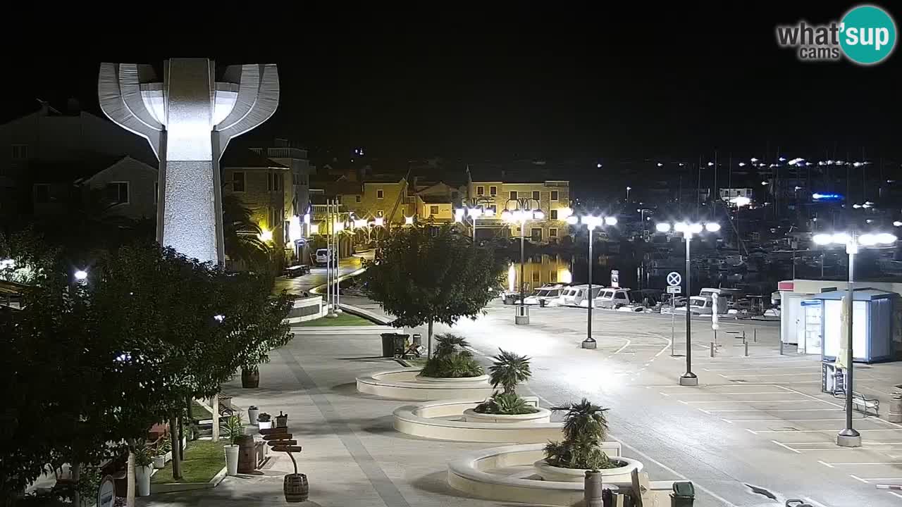 Vodice webcam – marina i meer