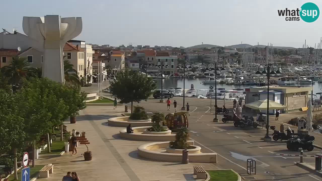 Vodice webcam live – front de mer