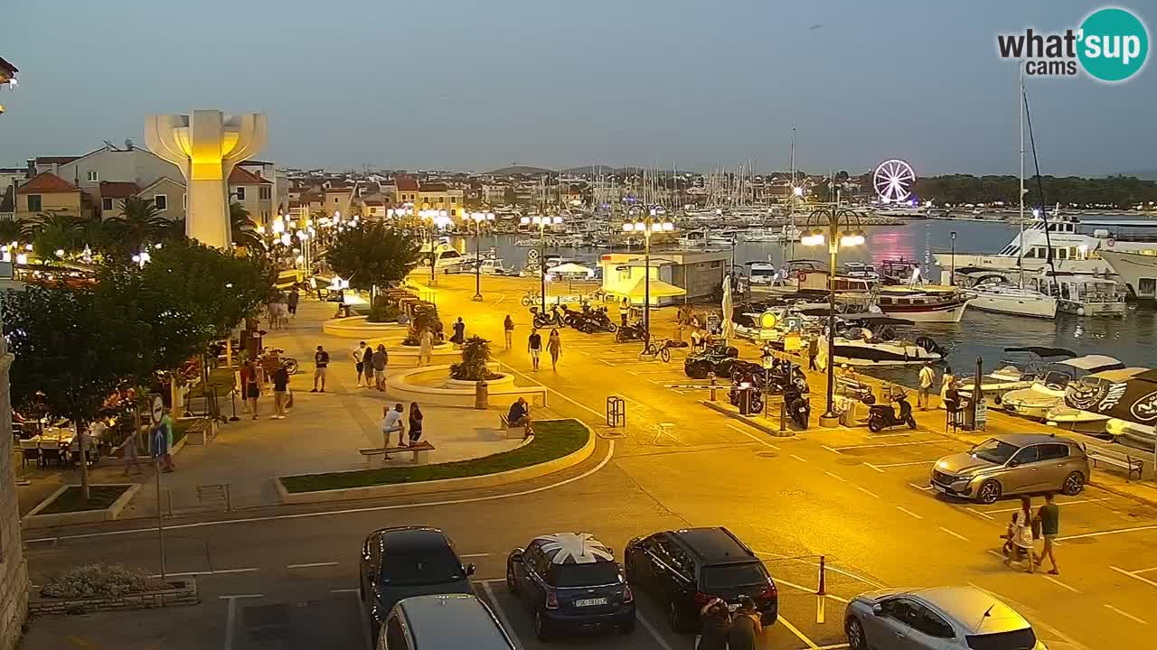 Vodice webcam live – front de mer