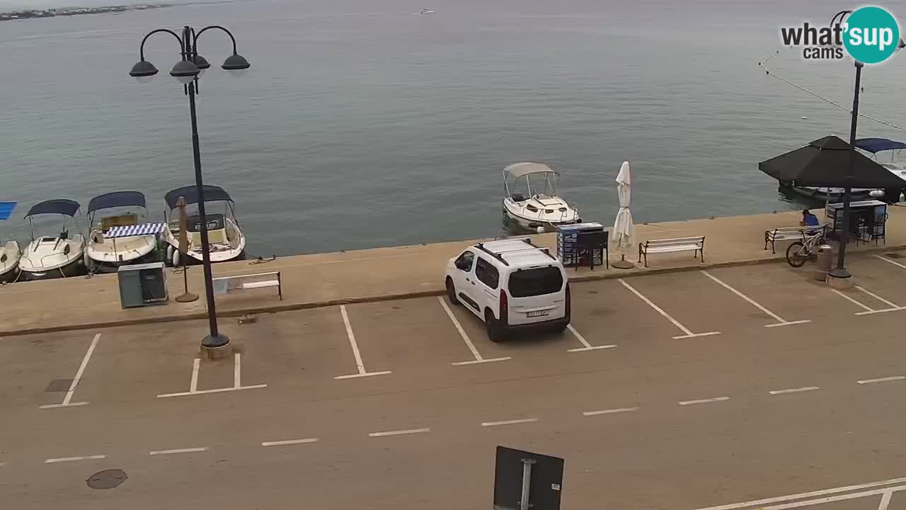 Vodice Live webcam – marina and  seafront